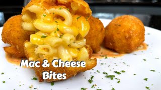 FRIED MAC \& CHEESE BITES | Easy \& Delicious Appetizer Recipe