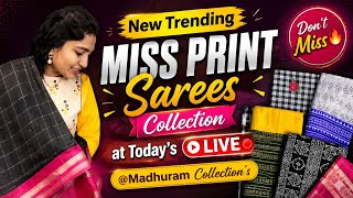 ✨😍⭐ Miss Print Sarees Live 😍⭐ #Saree #yotube #live #stream