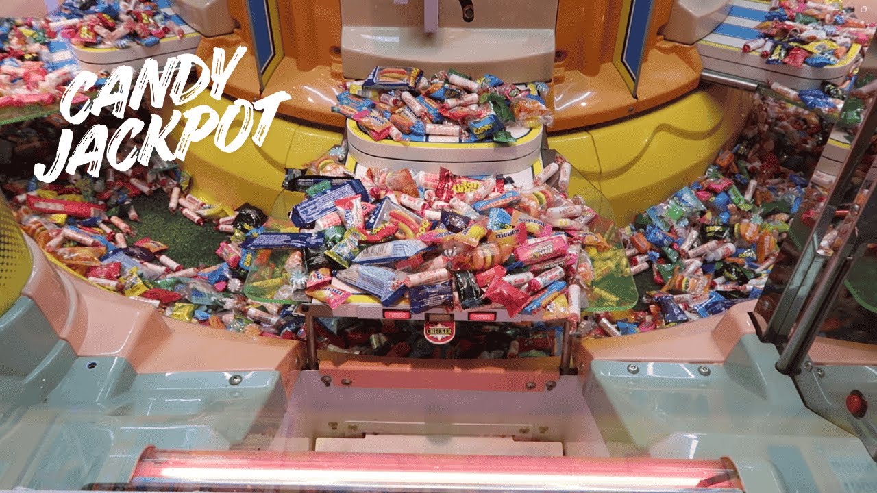 Джекпот Candy Pusher! — Выигрывайте призы и леденцы — Аркадная игра BIG SWEET LAND — Часовой пояс