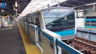 根岸線E233系サイ180編成各駅停車大船駅行き山手駅発車