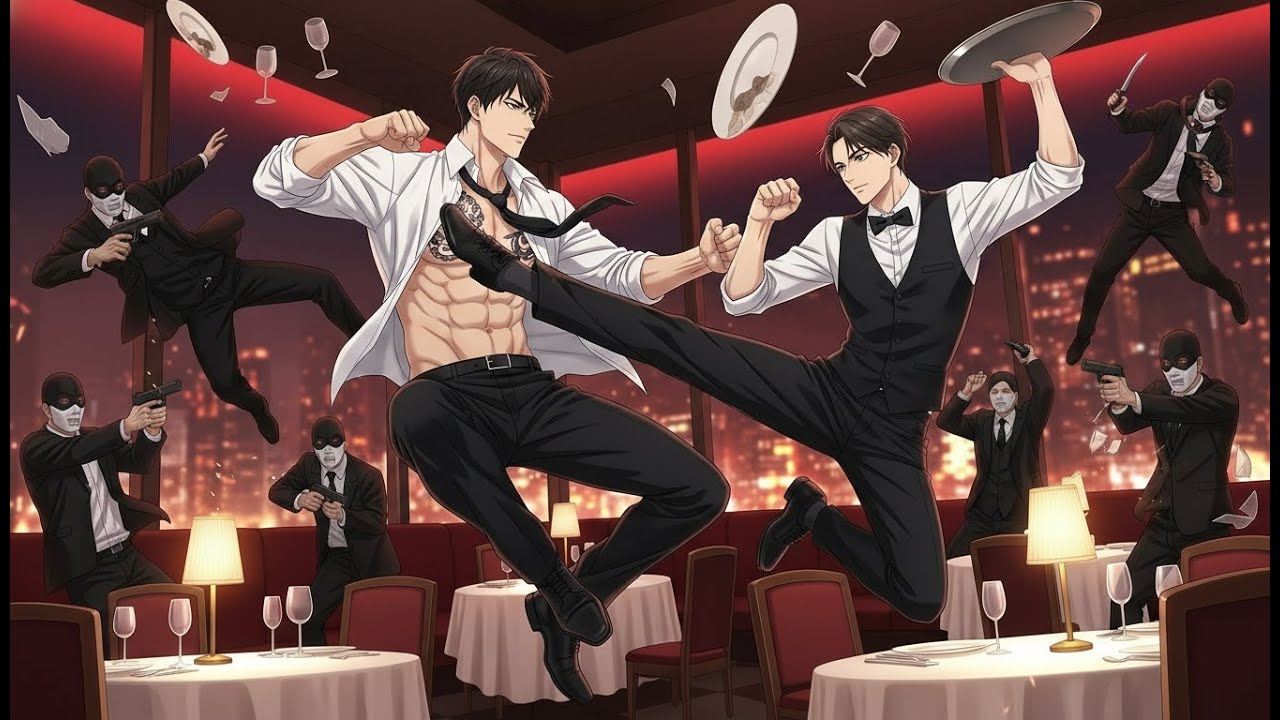 Alpha Mafia Boss Attacked by 5 Men in Restaurant — Omega Waiter’s Secret Skills Save His Life