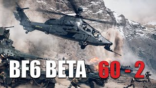 Battlefield 6 BETA 😈  Killer Apache Run 🔥 60 Kills 🔥
