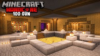 Minecraft Da Yeralti Evi̇ İnşa Ederek 100 Gün Hayatta Kaldım