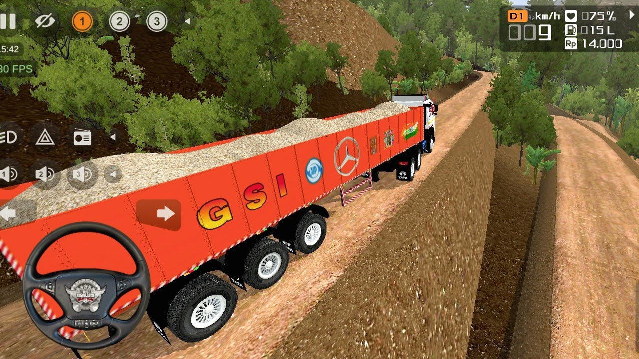 Tata Truck Premium Mission is Road complete Heart Tracking Driving Setting Clicking