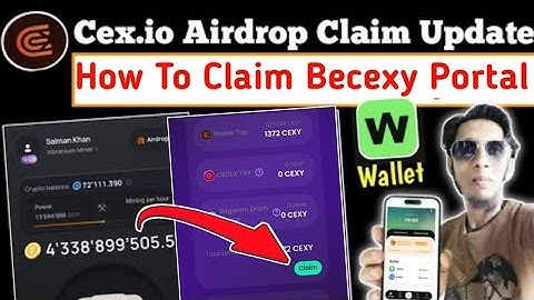 Cex.io Airdrop Claim Full Guide | How To Claim On Becexy Portal | Cexio New Update