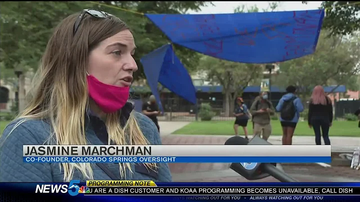 Protesters demand answers from CSPD, Mayor Suthers...