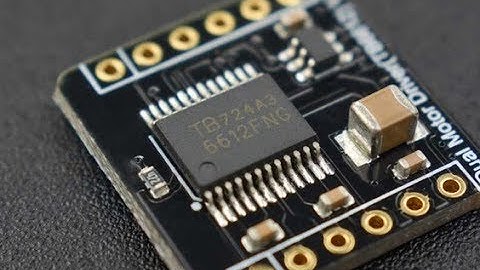 PEQUEÑO MODULO CAPAZ DE  CONTROLAR  2 MOTORES DE 12V A 1.2A
