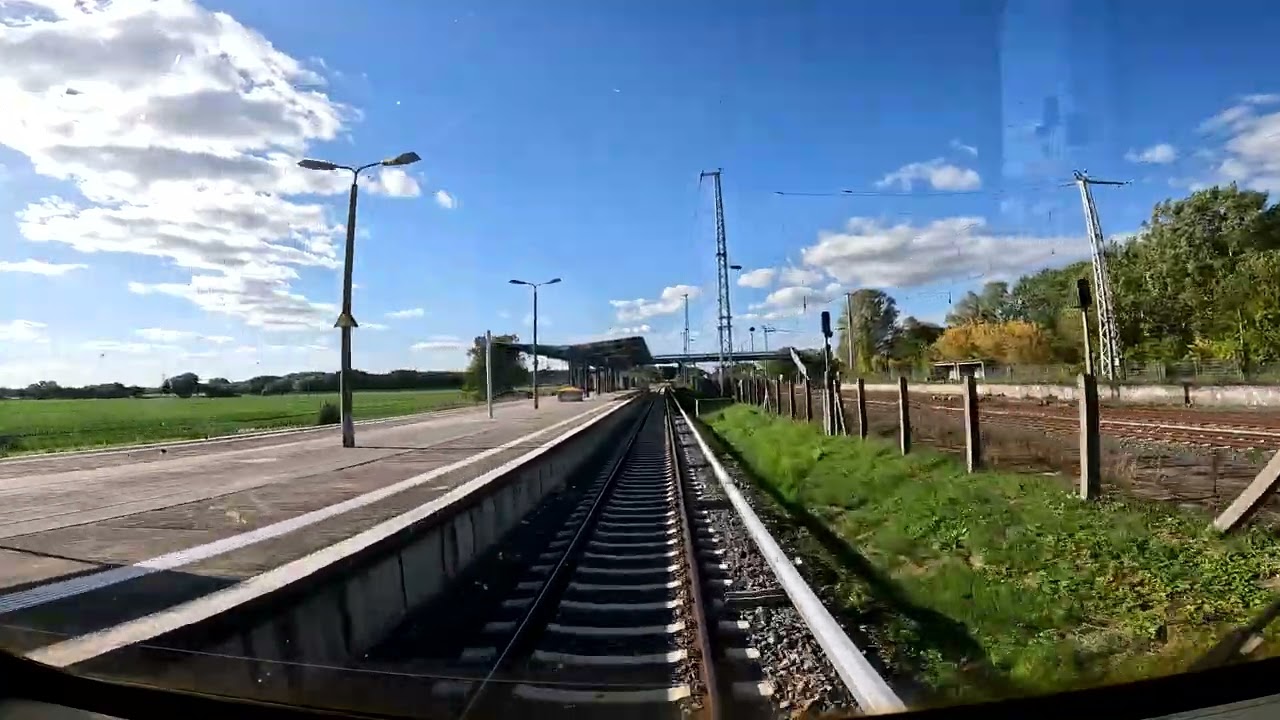 Führerstandsmitfahrt auf deiner der letzten BR 485 von Blankenburg nach Hohen Neuendorf in 4K