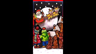 3d Christmas Pop Up Card #shorts  #youtubeshorts