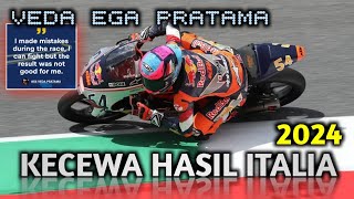 Veda Ega Pratama 🇮🇩 Kecewa Hasil Balapan RedBull Rookies Cup Mugello Italia 2024