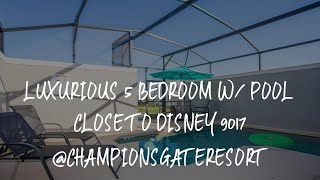 Luxurious 5 Bedroom w/ Pool Close to Disney 9017 @ChampionsGateResort Review - Davenport , United St