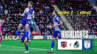Match Highlights | Exeter 0-1 Rovers