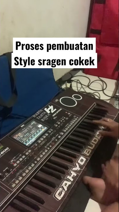 Pembuatan style sragenan cokek | Cara pembuatan Cokek #korg #style