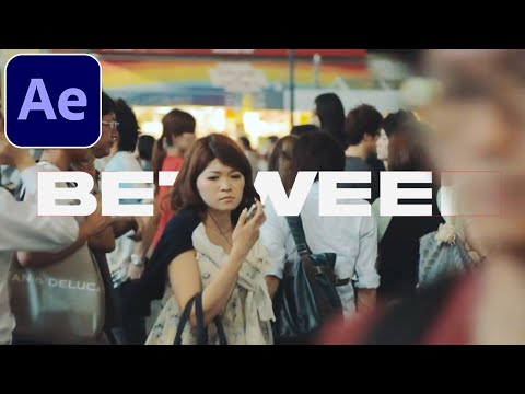 How to place text in Between / Behind Objects in Adobe After Effects