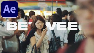 How To Place Text In Between Behind Objects In Adobe After Effects