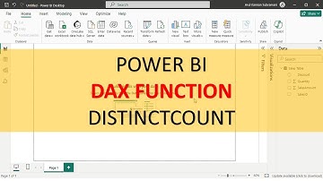 Mastering Power BI: How to Use the DISTINCTCOUNT DAX Function | Step-by-Step Tutorial