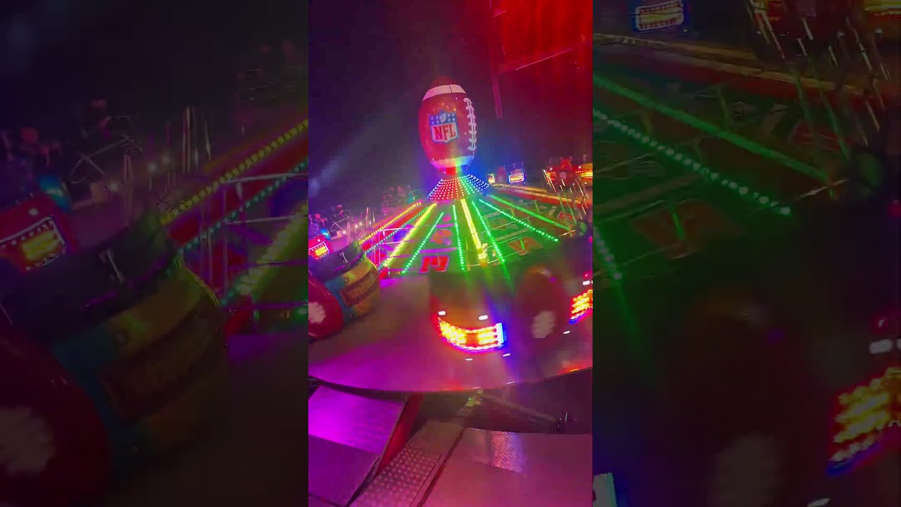 Jamie Clark Super Bowl FunFair Ride @ Hull Fair 2025 ARM Touchdown 