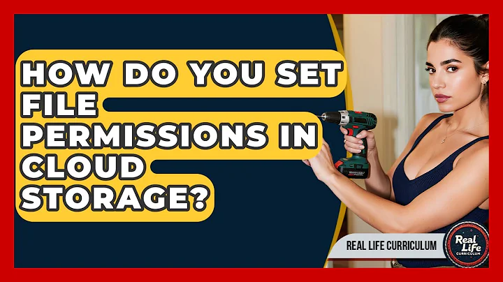 How Do You Set File Permissions In Cloud Storage? - Real Life Curriculum