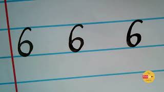 Cursive: The Alphabet Loop – The number 6