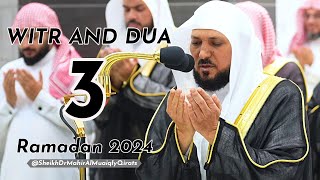 3 Ramadan 2024 | Makkah Witr and Beautiful Dua by Sheikh Maher Al Muaiqly | 12 March