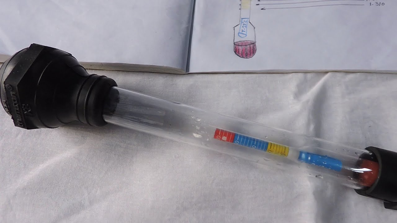 HOW TO OBSERVE HYDROMETER READING (BENGALI) JOB 25 YouTube