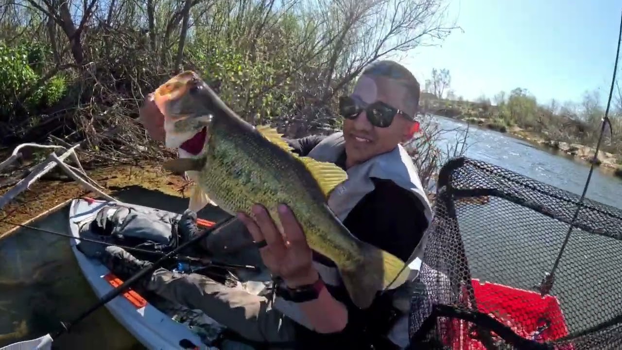 Kayak Fishing the San Joaquin River ft.(K.OB)