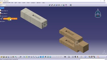 Catia Tutorial in Tamil 99 : Fix Together | Constraints | Assembly