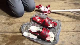 Hydro dipping sandals!!