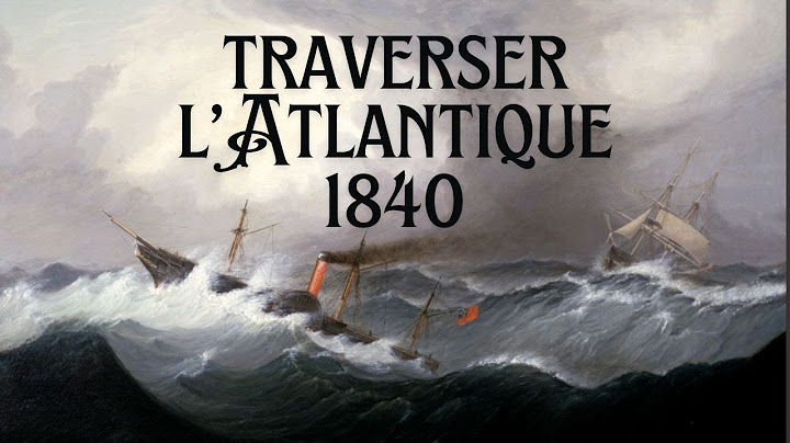 Une traversée de l'Atlantique vers les États-Unis