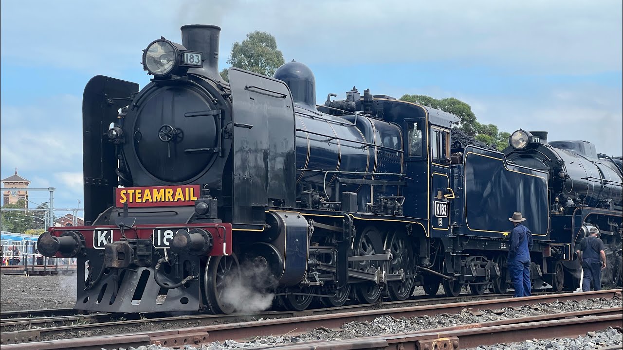 The Newport Open Days! Day 2: R, K, A2, D3, Y (steam),A, B, S, P, T & Y (diesel) locos all included 