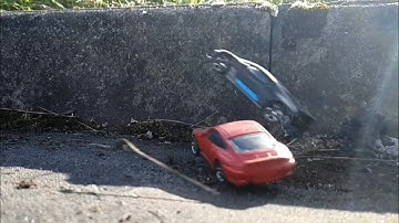 Slow Motion Diecast Car Crash Compilation 15