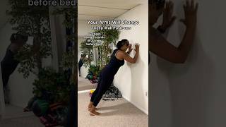 How to do tricep wall pushups