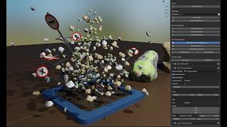 wk_RockPipeline Blender-Addon featuring PointCloud Instancing