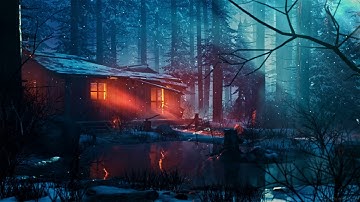 (432Hz) 3 hour loop Øneheart x reidenshi snowfall (slowed instrumental) music sleep