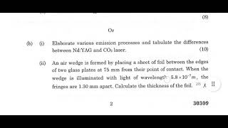 BE/BTech || Engineering Physics || PH3151 || Question Paper|| IstSem || Anna University ||