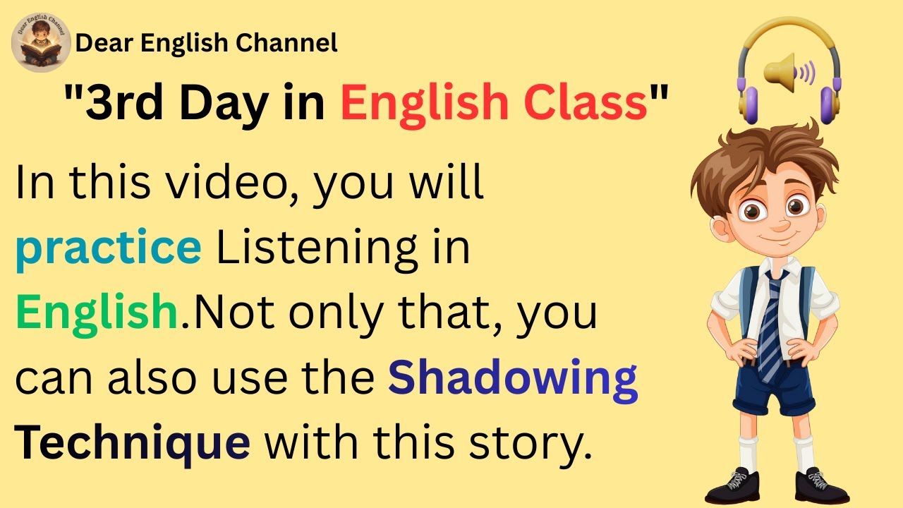 Learn English Fast: My 3rd Day in English Class
