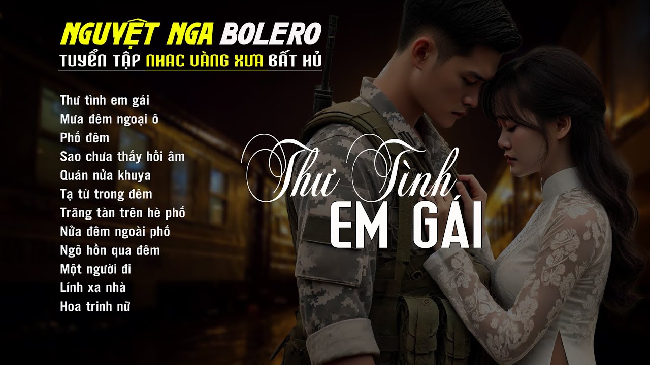 Liên Khúc Nhạc Lính Hải Ngoại Tuyển Chọn 2025 | THƯ TÌNH EM GÁI  | CS: Nguyệt Nga, Bùi Phi Long