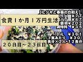 【その8】【節約も料理も初心者疑惑】1人1か月食費1万円生活【麺類回と言う名のおさぼり回】【2人暮らし】