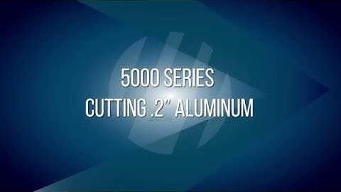 5000 Series Router Cutting .2" Aluminum Door (Time Lapse)