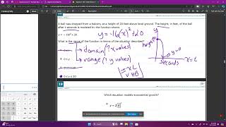 Algebra 1 BEST EOC 2024 Released Test Practice Part 6 Questions 16 to 21