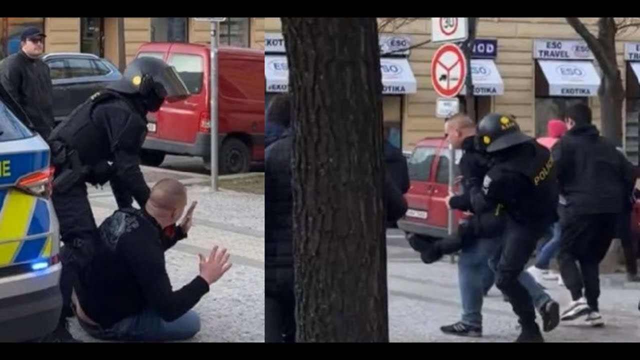 BEZPEČNOSTNÍ OPATŘENÍ: POCHOD FANOUŠKŮ SLAVIE PRAHA NA LETNOU