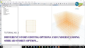 New ETABS 17 TUTORIAL-02 | Advanced Story Editing Options | Shaik Qamaruddin
