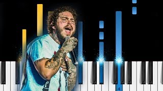Post Malone - Take What You Want (ft. Ozzy Osbourne, Travis Scott) - EASY Piano Tutorial