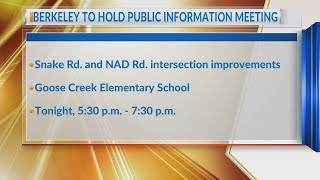 Berkeley County to hold public info meeting on Snake, NAD Road projects