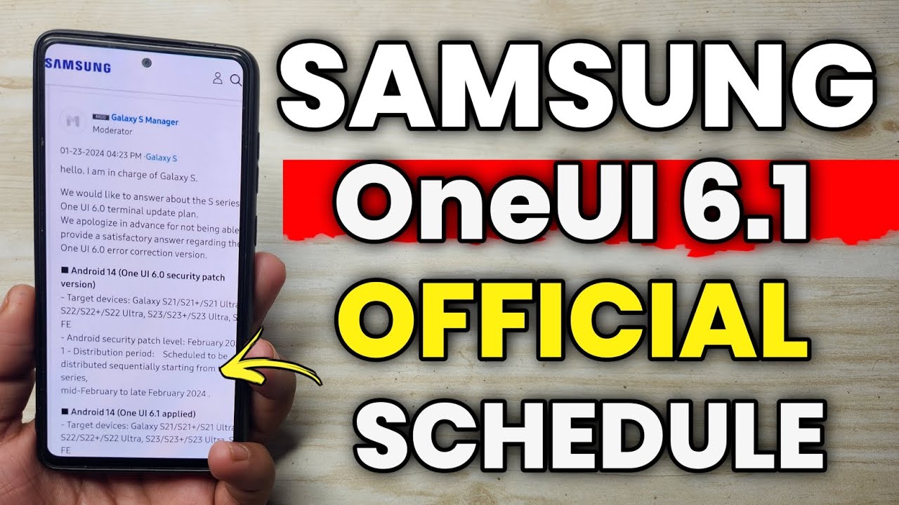 Samsung OneUI 6 1 Official Schedule S23 S22 S21 S23 FE S21 FE A54 samsung-oneui-6-1-official-schedule-s23-s22-s21-s23-fe-s21-fe-a54
