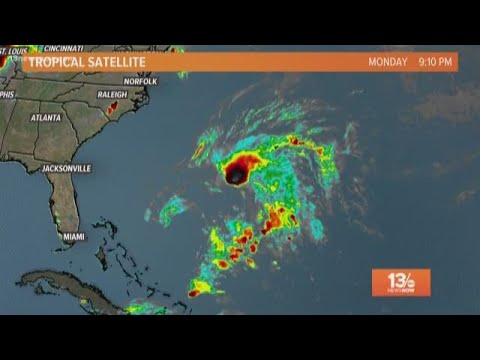 Subtropical Storm Andrea forms in the Atlantic - YouTube