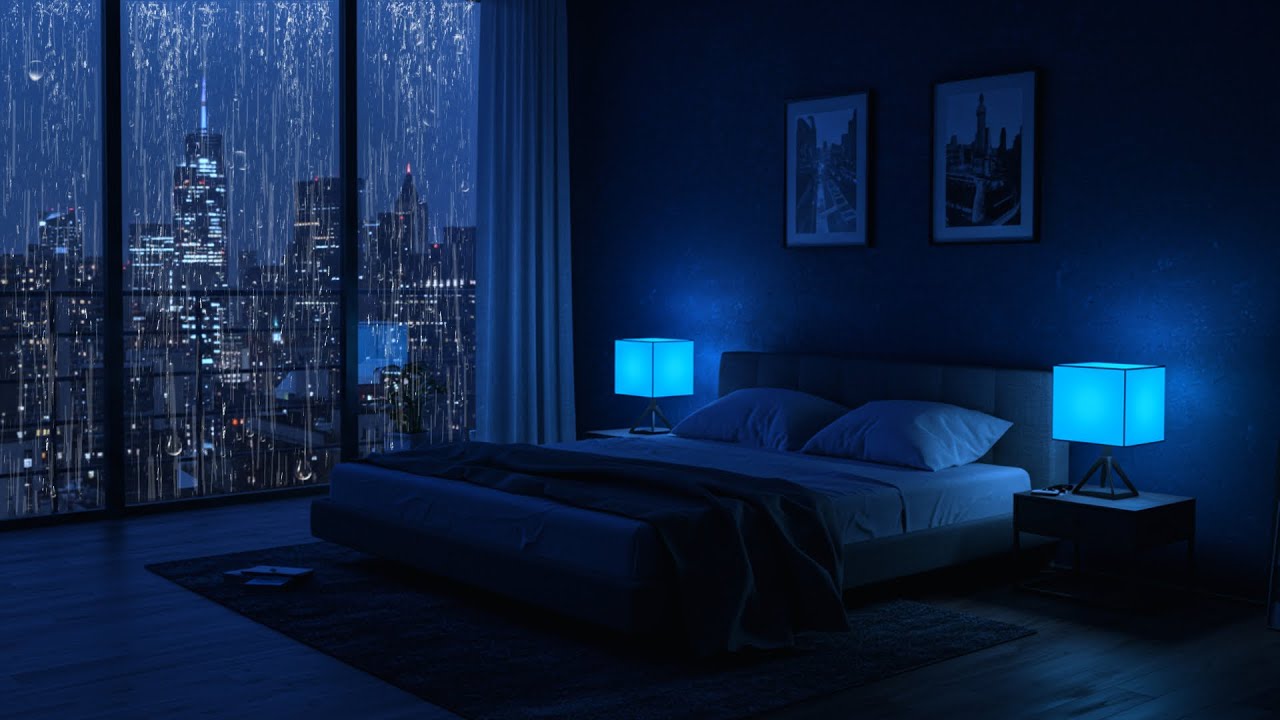 Healing Rain Nights: Gentle City Rain Sounds for Deep Sleep & Total Relaxation 🌧️