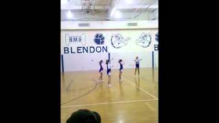 Heritage Middle School  7th Grade Cheerleaders Westerville 011311