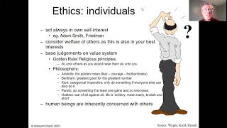 Ethical decision making