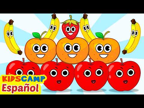 Ten Little Fruits | Fruit Song | Nursery Rhymes | Campo Infantil